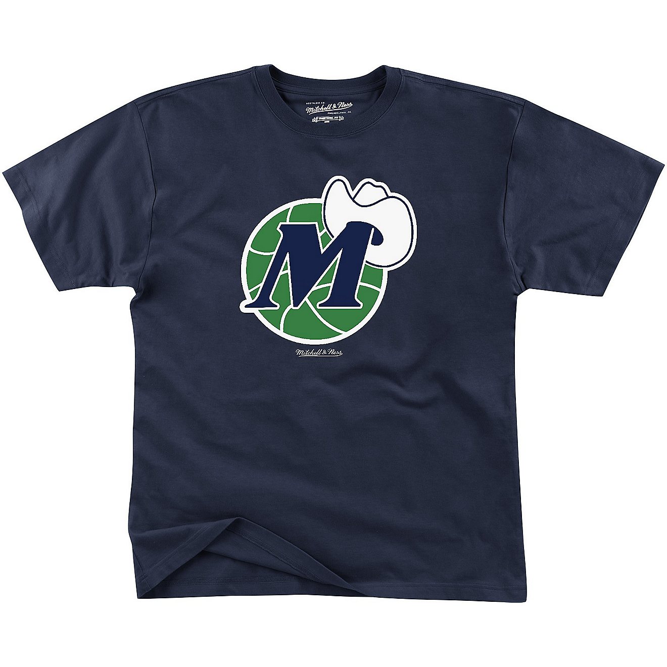 Mitchell & Ness Men's Dallas Mavericks Logo T-shirt                                                                              - view number 1