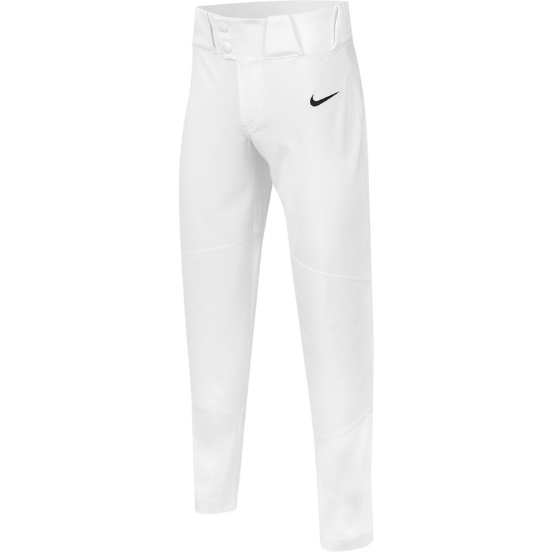 Nike Boys' Vapor Select Baseball Pants White/Black, Medium - Youth Baseball Tops/Bttm at Academy Sports