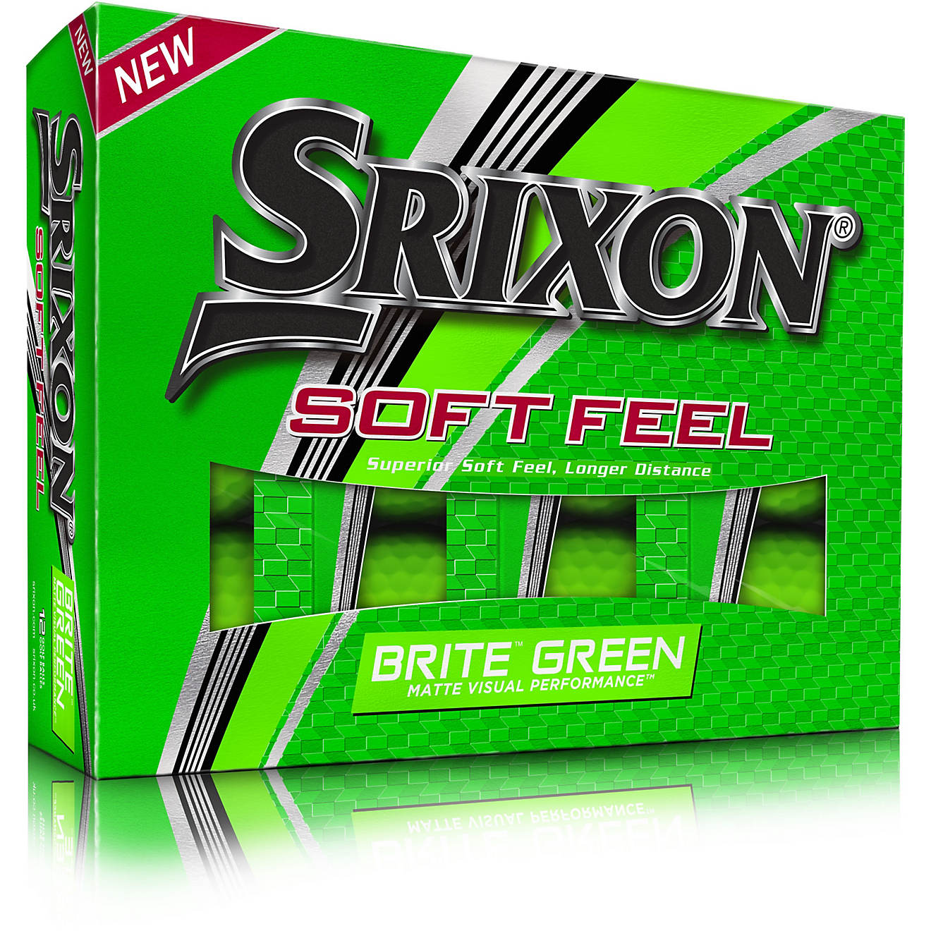 SRIXON Soft Feel Brite Golf Balls 12-Pack                                                                                        - view number 1