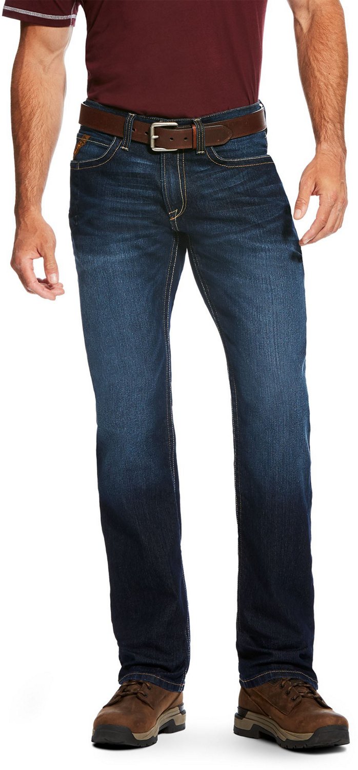 Ariat Men's Rebar M4 Low-Rise DuraStretch Edge Boot Cut Jeans | Academy