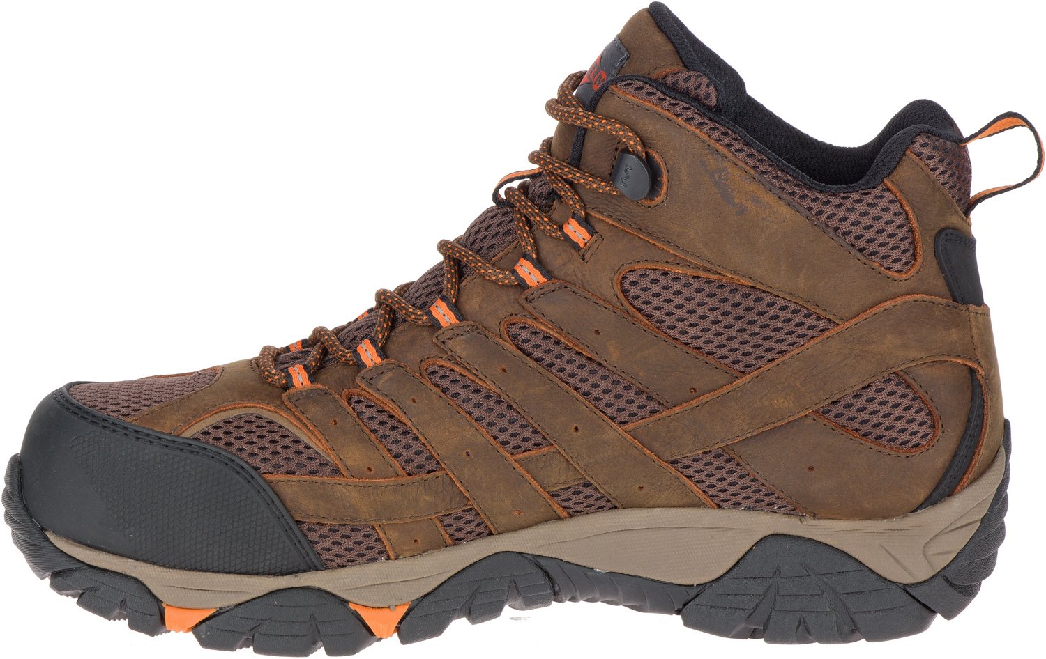 Merrell Men's Moab Vertex Mid Waterproof CT Work Boots | Academy