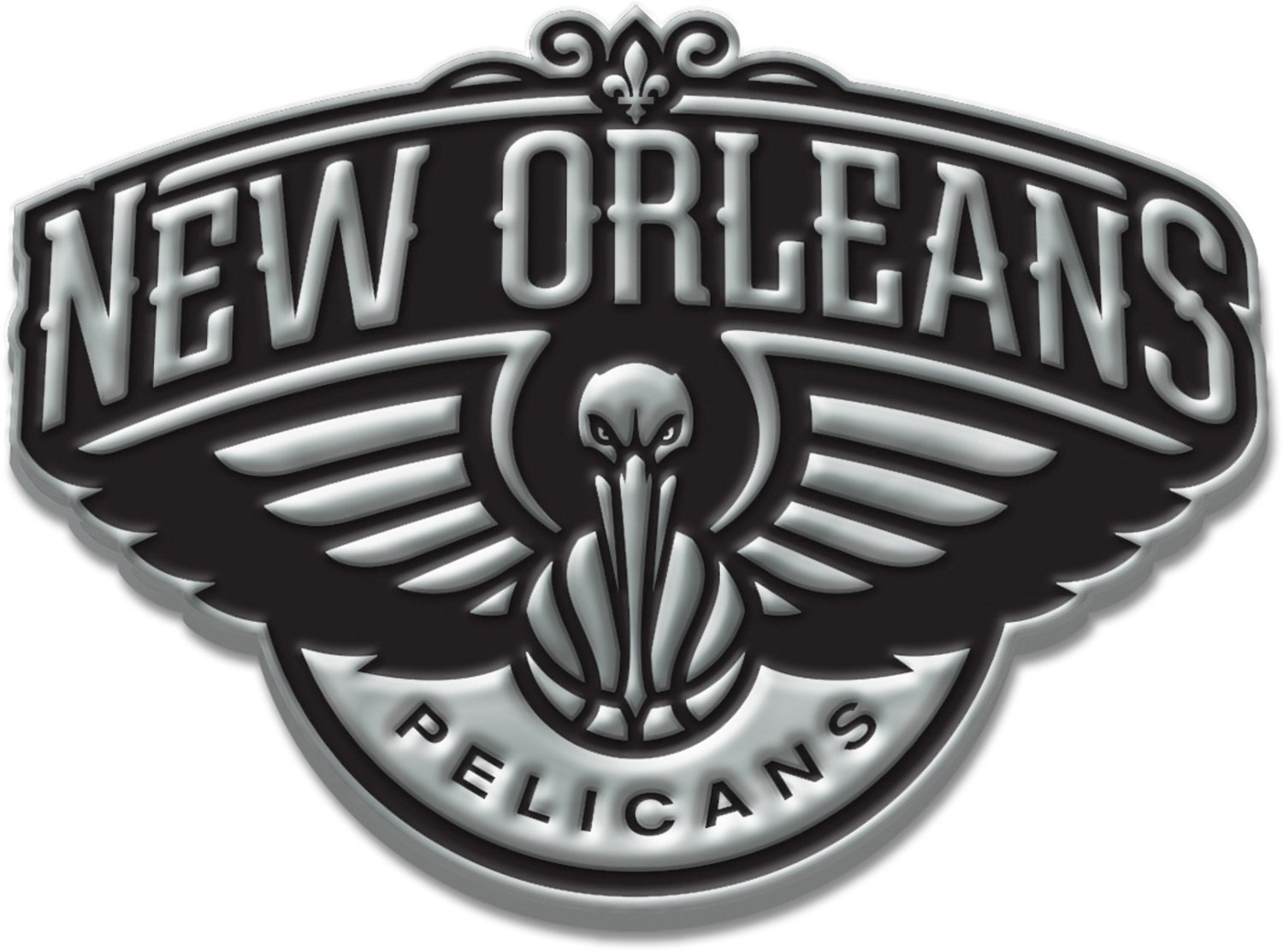 WinCraft New Orleans Pelicans Chrome Auto Emblem