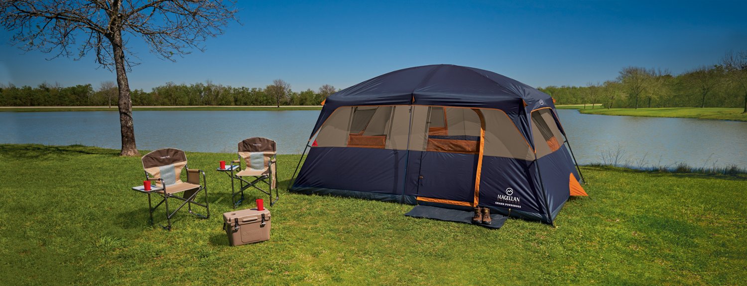 Academy Camping Tents Magellan Outdoors Grand Ponderosa 10 Person