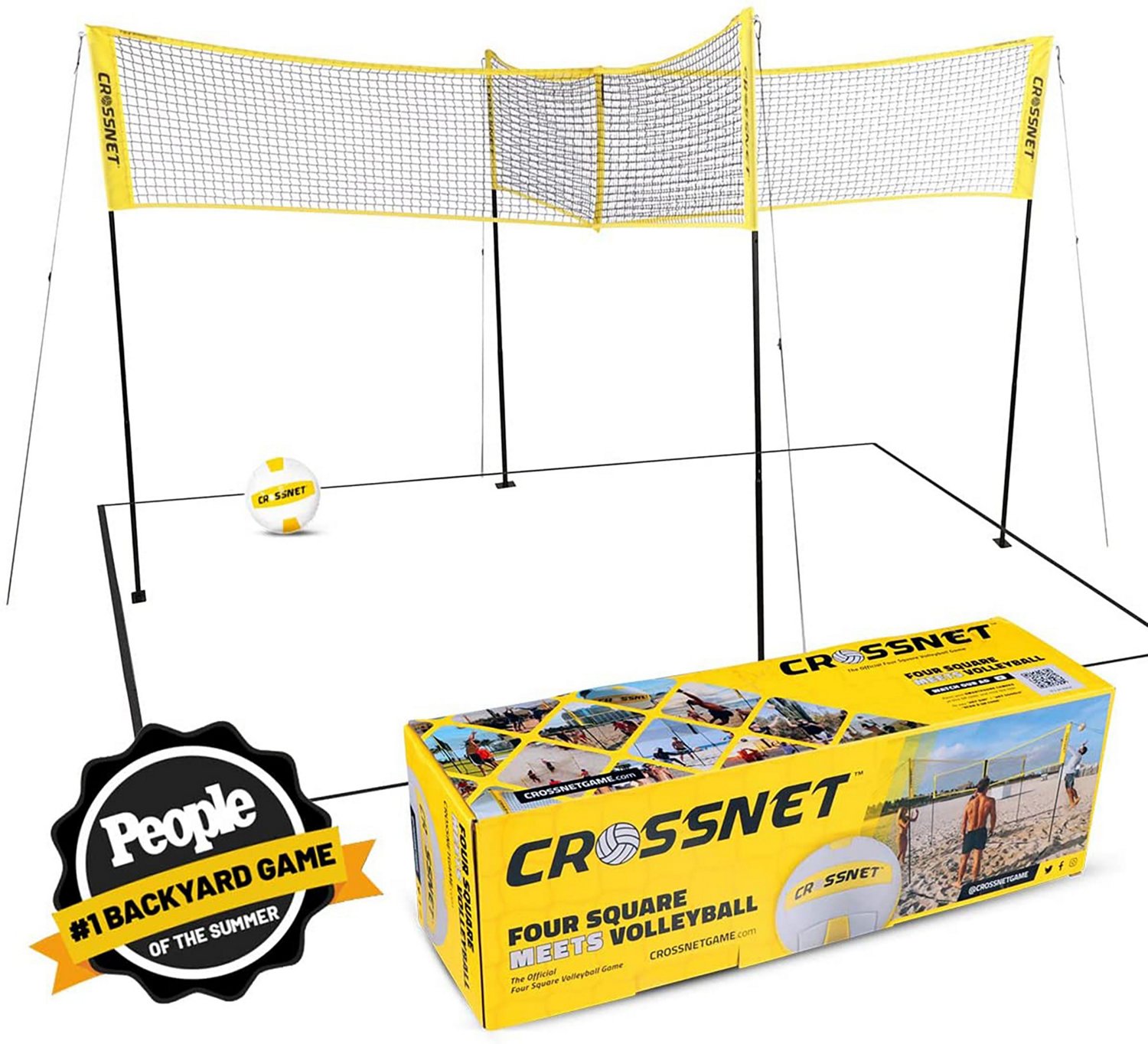 CROSSNET 4-Way Volleyball Game                                                                                                   - view number 3