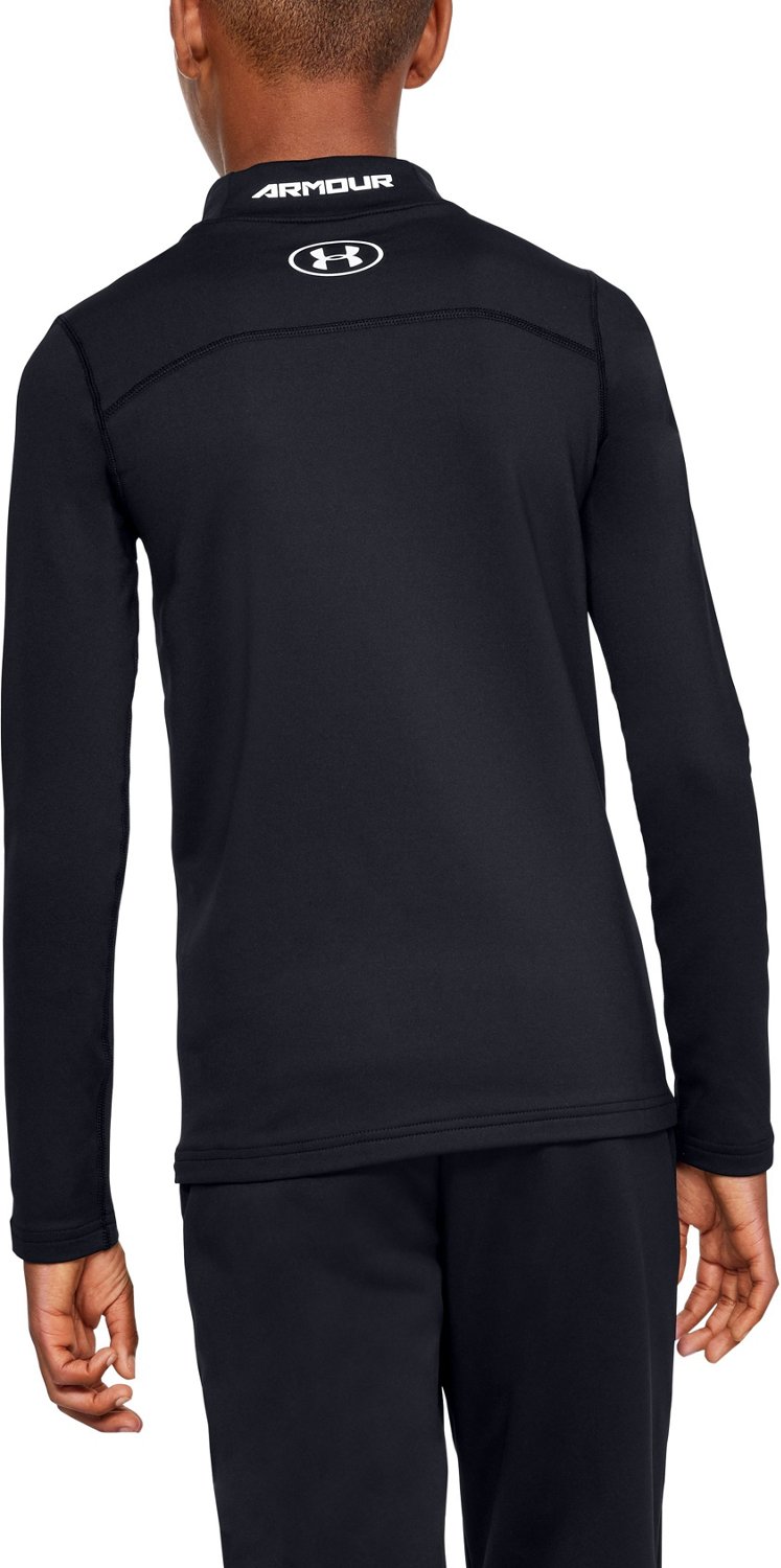 Under Armour Boys' ColdGear Armour Mock Neck Long Sleeve Shirt - view number 2