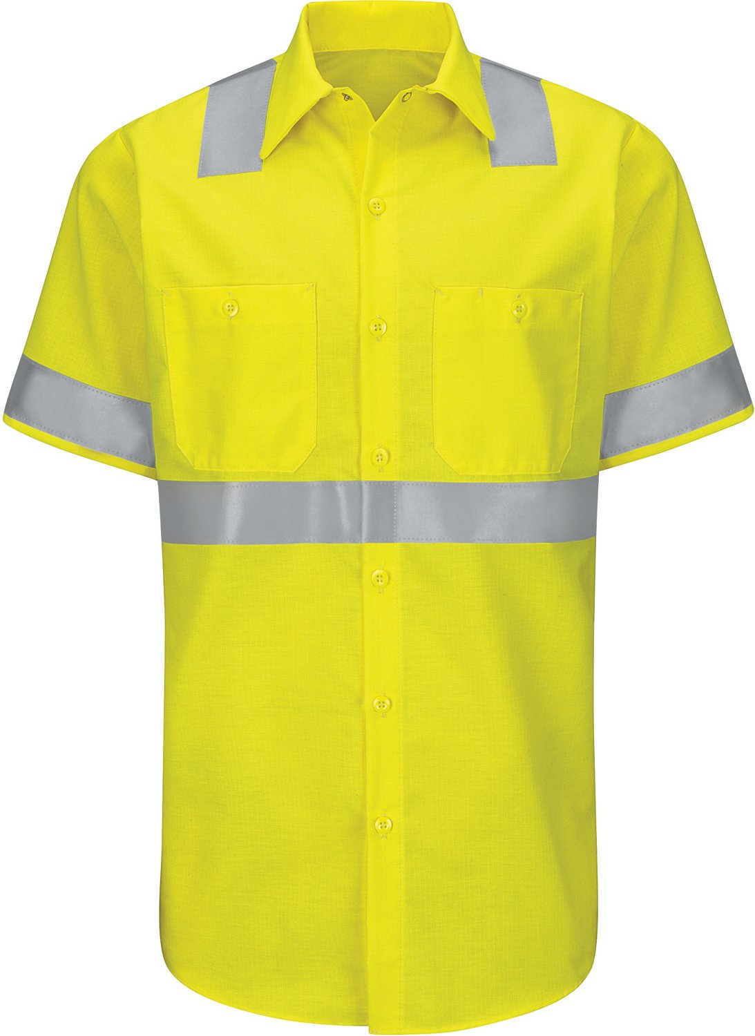 Red Kap Men's Hi-Visibility Ripstop Type R Class 3 Short Sleeve Work Shirt - view number 3