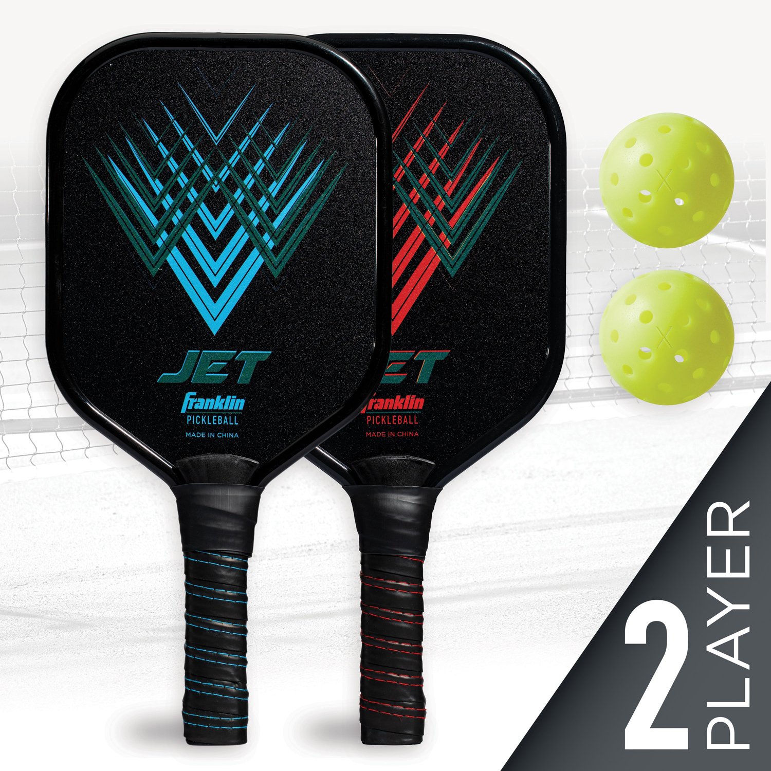 Franklin Jet 2-Player Aluminum Paddle & Ball Set                                                                                 - view number 2