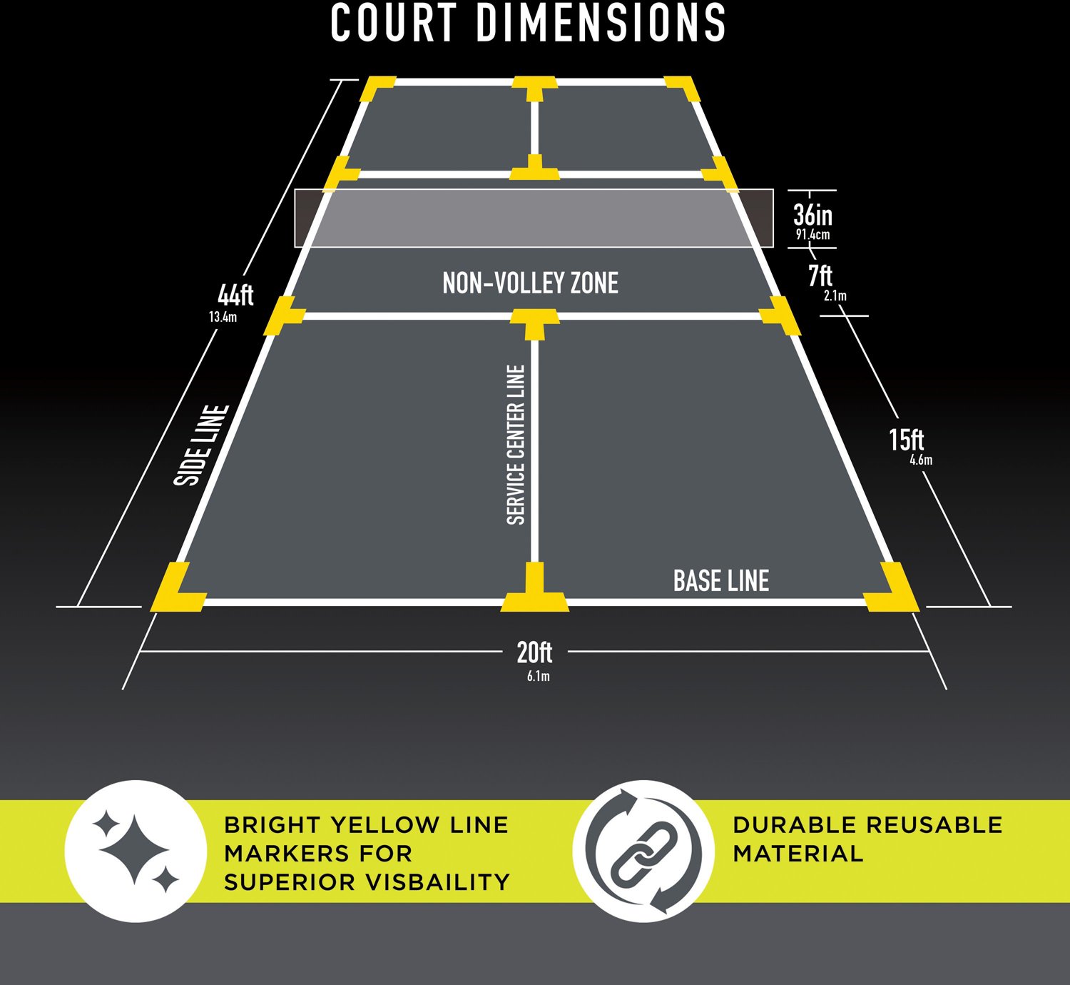Franklin Pickleball Court Marking Kit                                                                                            - view number 6