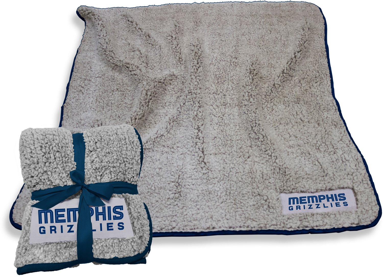 Logo Memphis Grizzlies Frosty Fleece Blanket