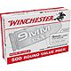 Winchester USA 9mm Luger 115-Grain Handgun Ammunition                                                                            - view number 1 selected