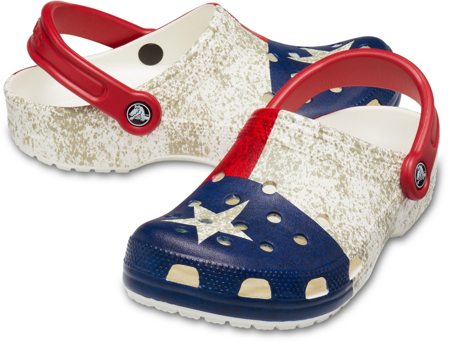 Crocs Adult's Classic Texas Flag Clogs                                                                                           - view number 2