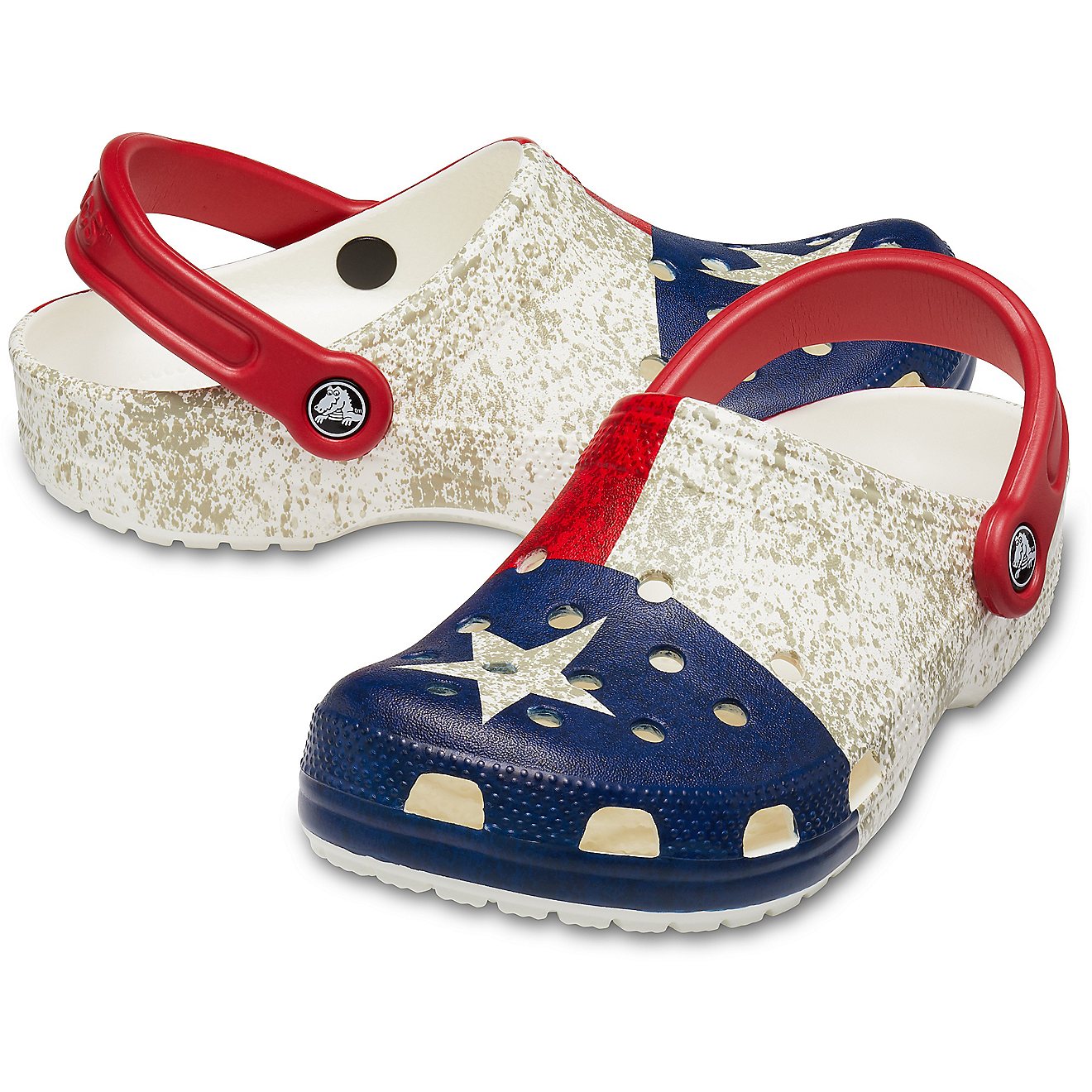 Crocs Adult's Classic Texas Flag Clogs                                                                                           - view number 2