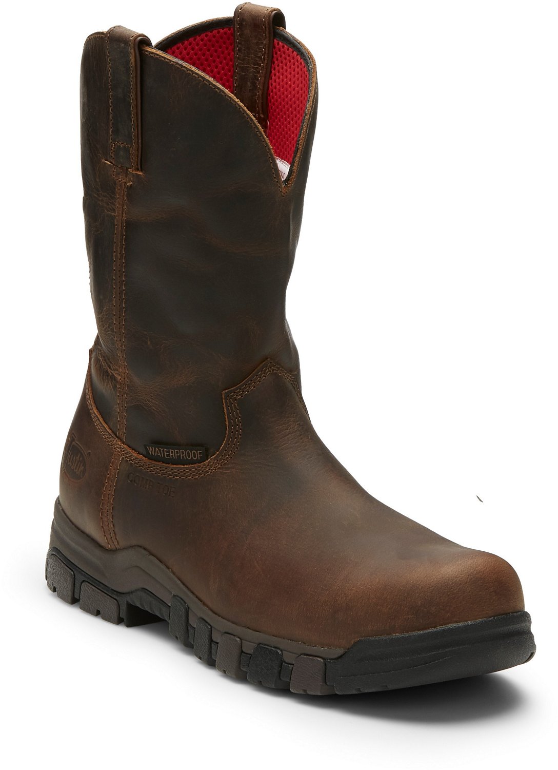 Justin Men's Stampede Waterproof Composite Toe Work Boots - view number 2