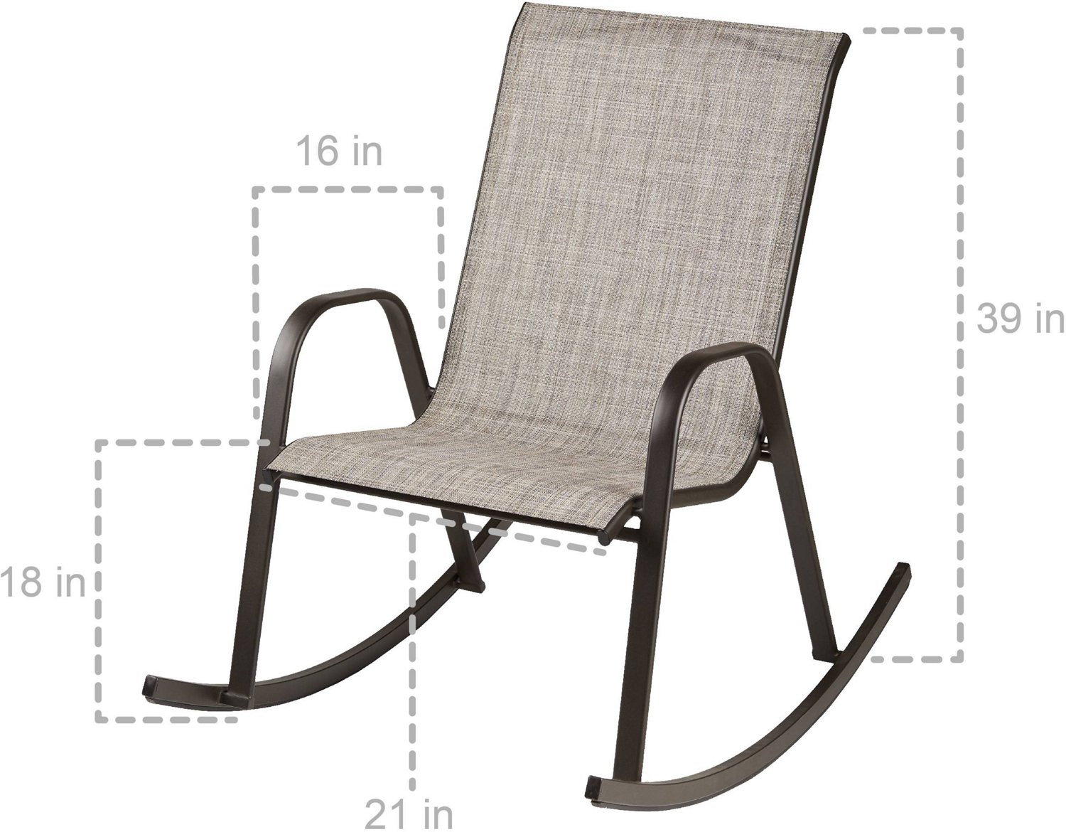 Stackable sling best sale rocking chair