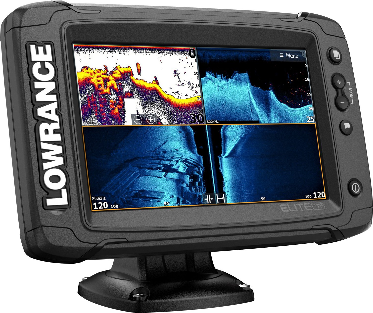 Lowrance Elite-7 Ti2 C-MAP Fishfinder/Chartplotter with HDI and Y-Cable - view number 3