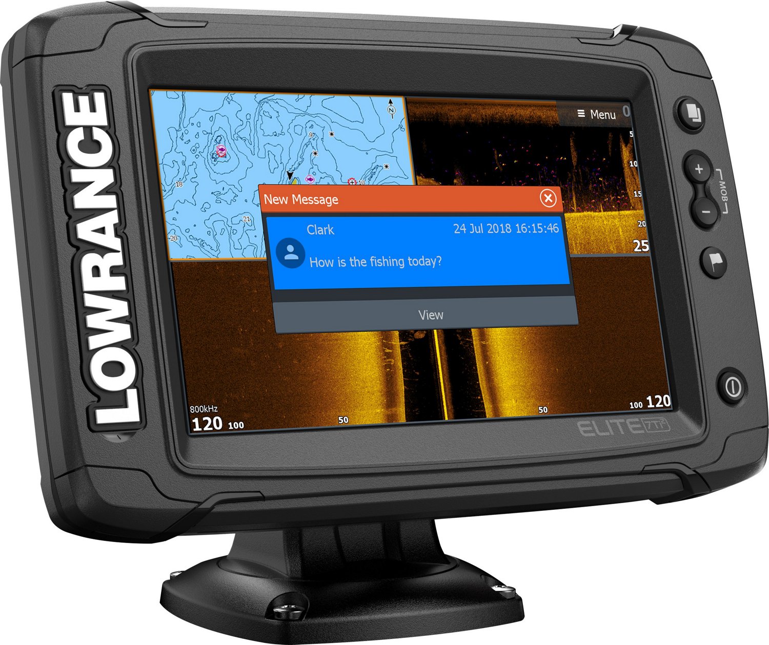 Lowrance Elite-7 Ti2 C-MAP Fishfinder/Chartplotter with HDI and Y-Cable - view number 2