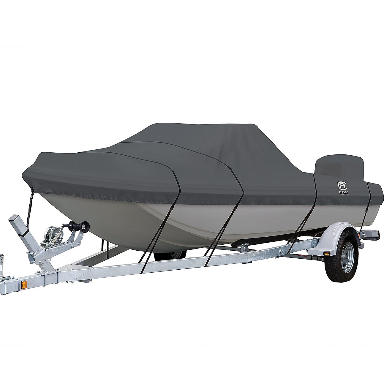 Classic Accessories StormPro Tri-Hull Outboard Boat Cover                                                                        - view number 1