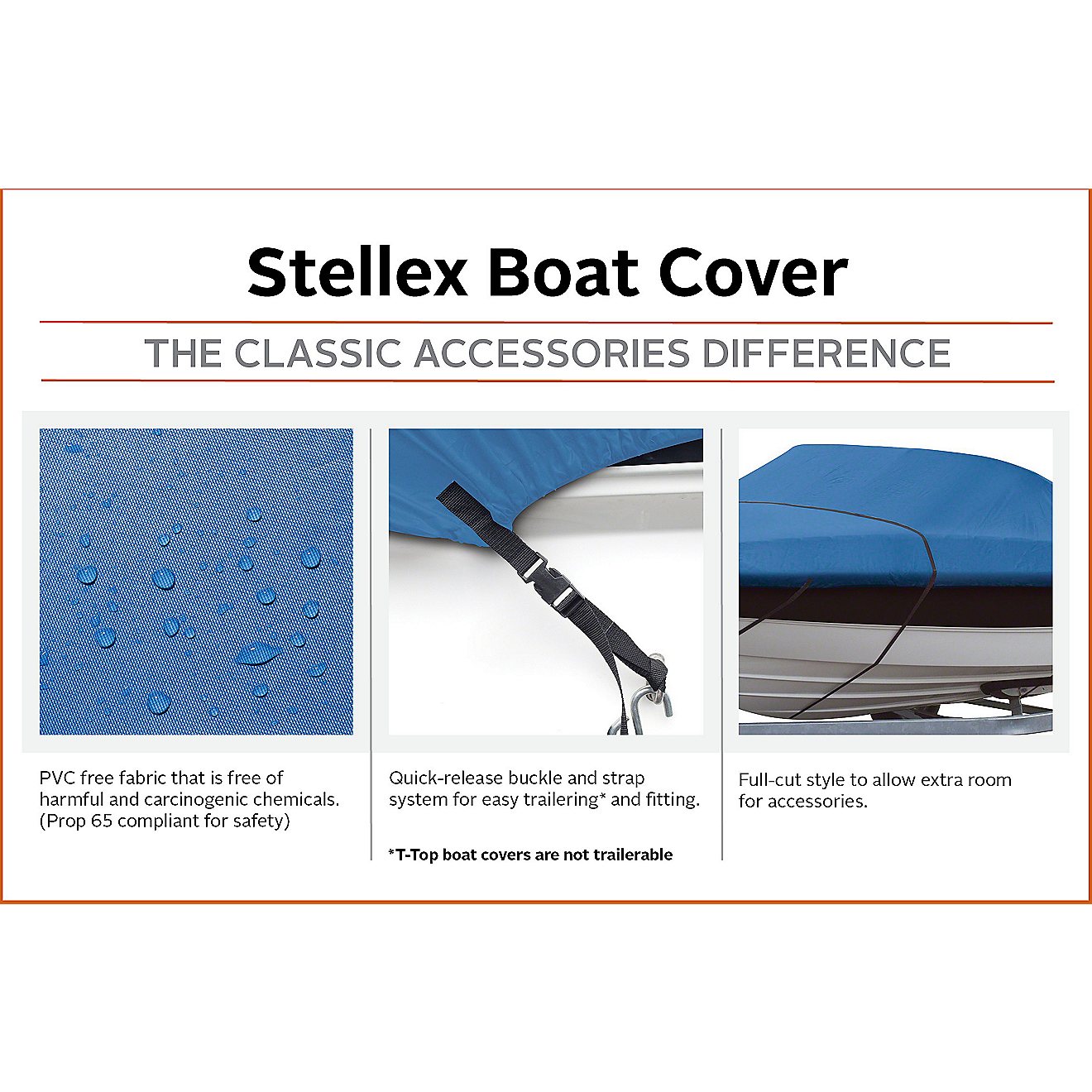 Classic Accessories Stellex Model AA Boat Cover                                                                                  - view number 4