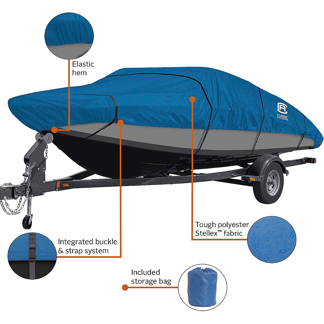 Classic Accessories Stellex Model AA Boat Cover                                                                                  - view number 3