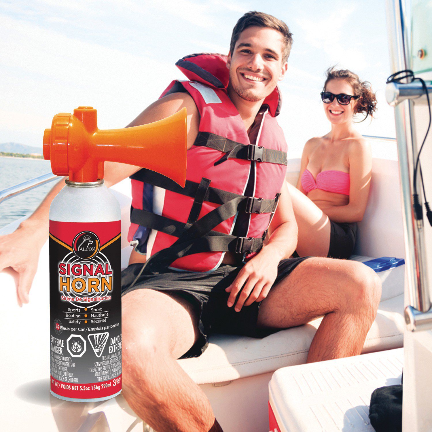 Falcon FSH Sports and Boating Signal Horn                                                                                        - view number 2