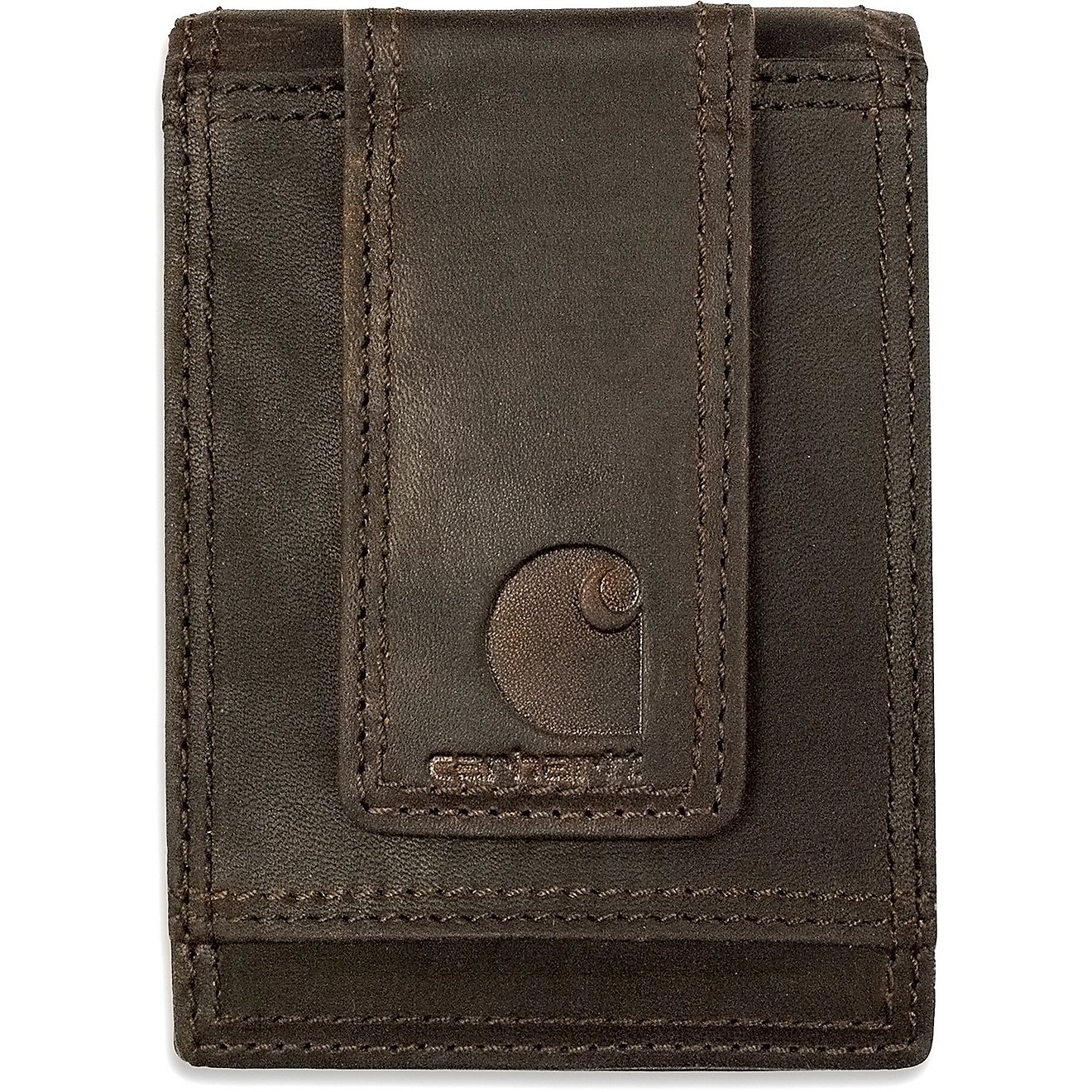 Carhartt Men's Oil Tan Series Front Pocket Wallet                                                                                - view number 1