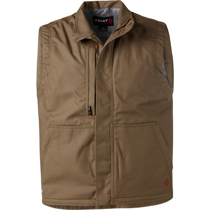 Ariat Men's FR Workhorse Insulated Work Vest Beige, 4X-Large - Men's Work Jackets at Academy Sports product image