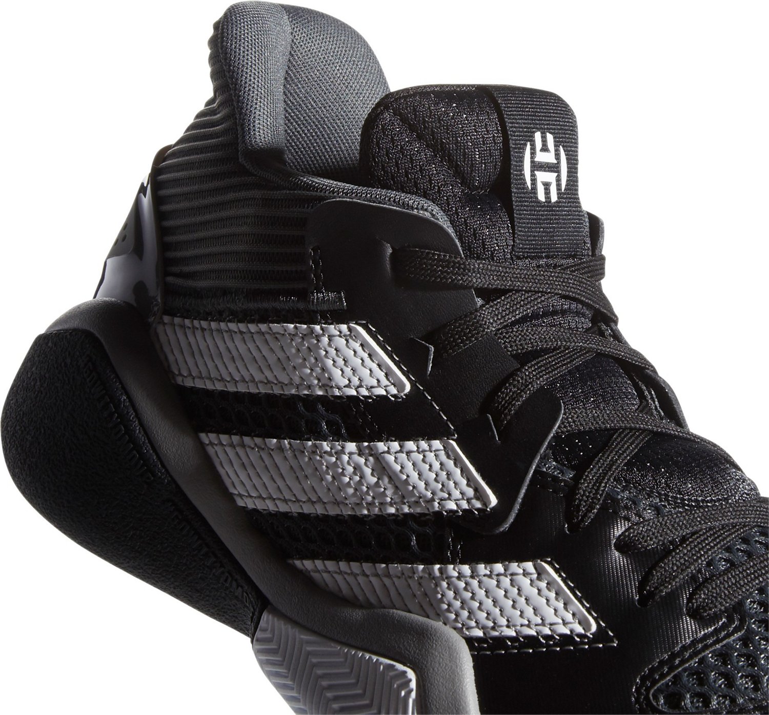 adidas Adults' James Harden Stepback Basketball Shoes - view number 3