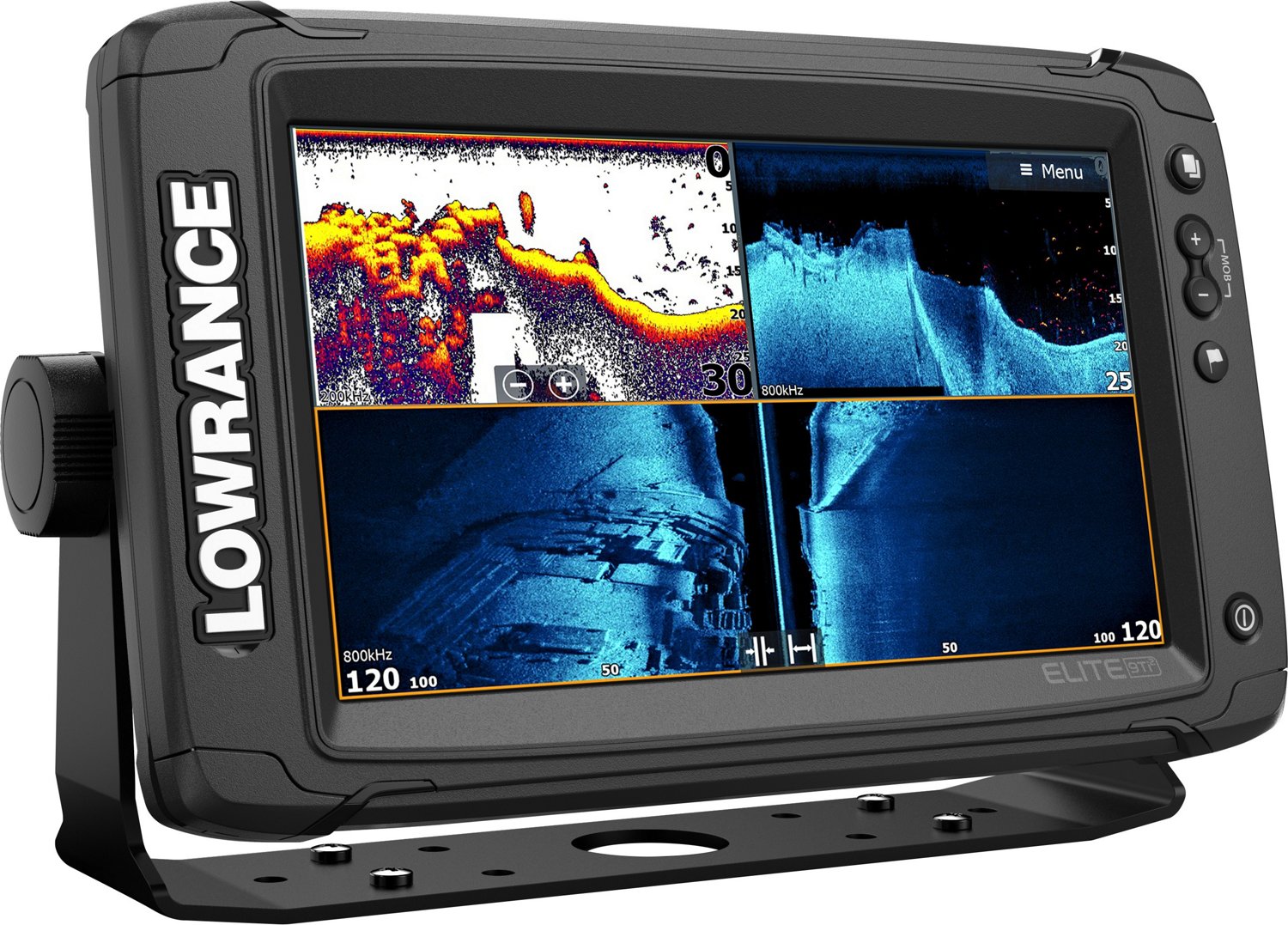 Lowrance Elite 9 Ti2 Active Imaging 3-In-1 GPS Fish Finder/Chartplotter ...