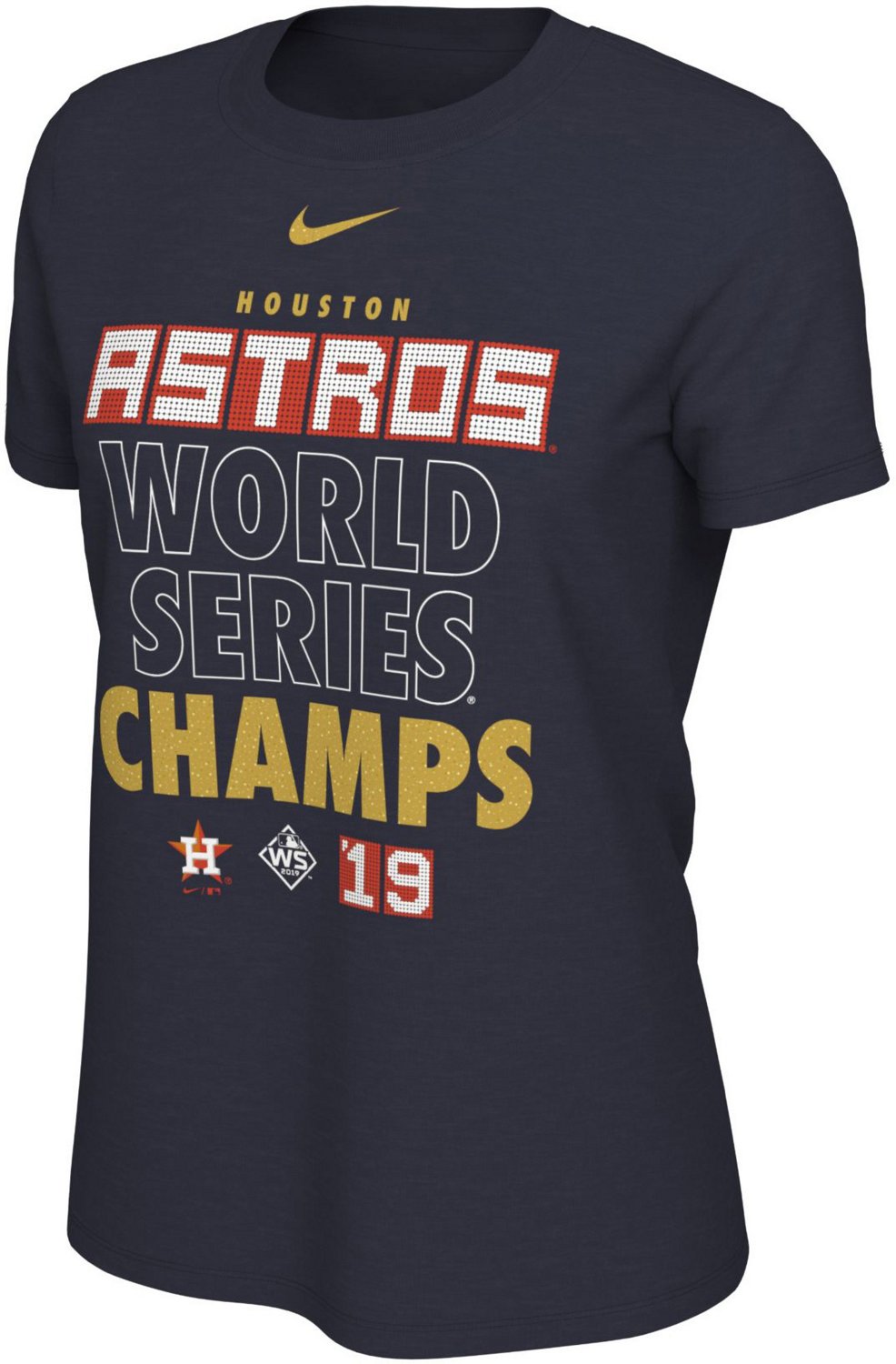 Nike Women's Houston Astros 2019 World Series Champions Celebration T-shirt - view number 1