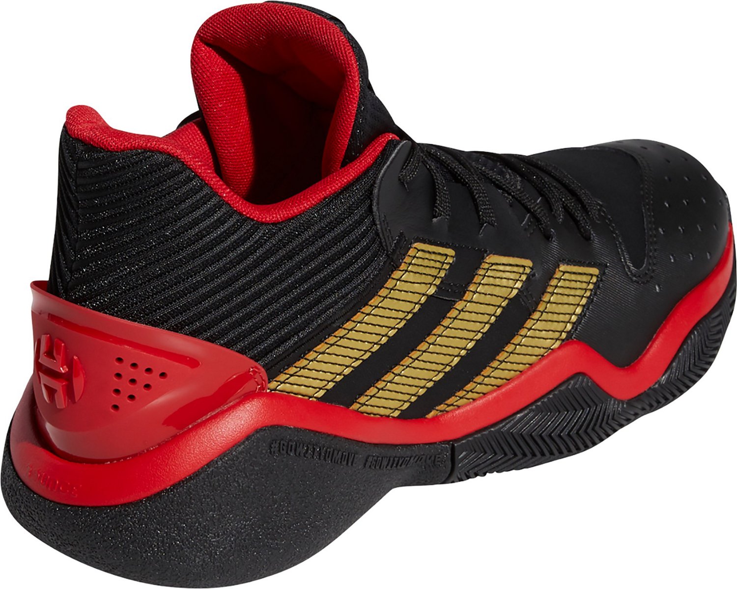 adidas Adults' James Harden Stepback Basketball Shoes - view number 5