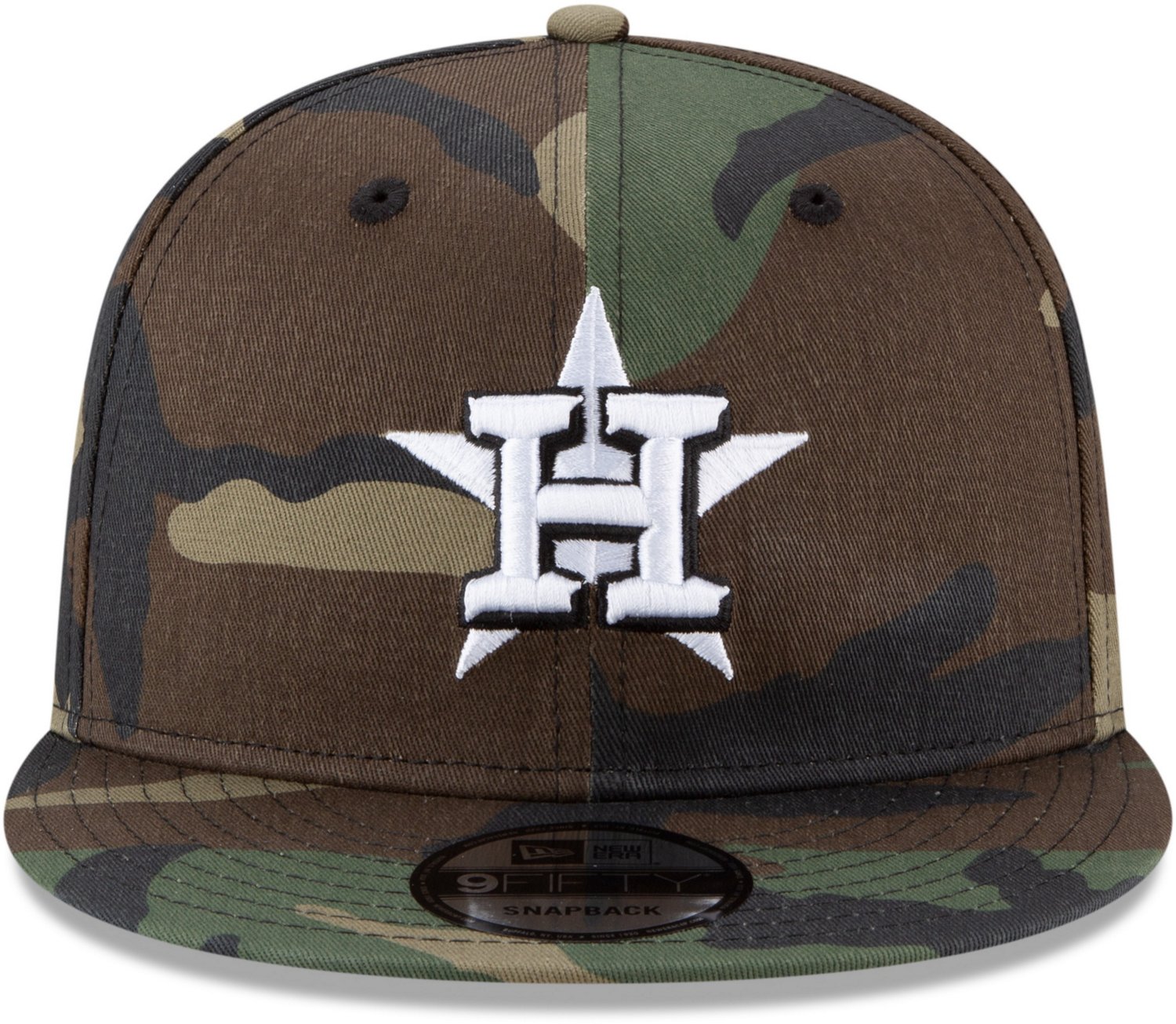 Men's New Era Camo Houston Astros Basic 9FIFTY Snapback Hat