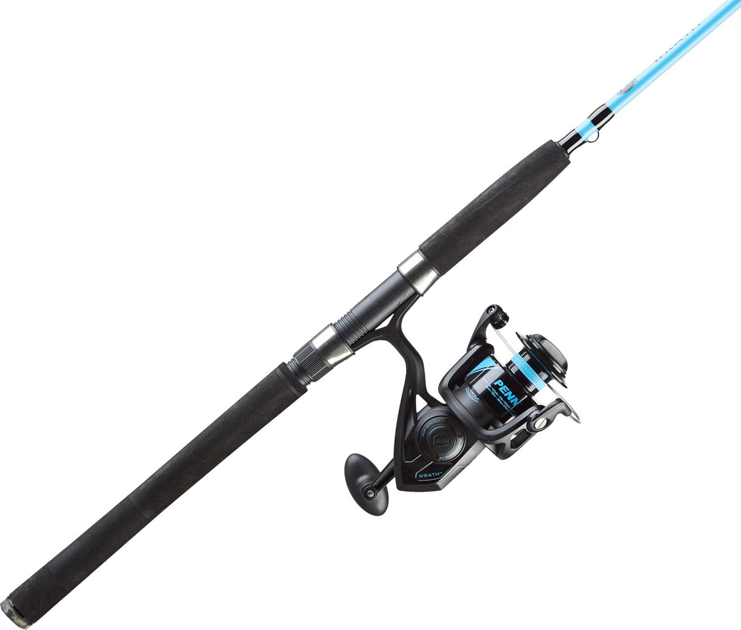 PENN 6'6 Wrath II Fishing Rod and Spinning Reel Combo, Size 2500, Medium  Light Power, Extra Fast Action, Corrosion-Resistant Graphite Construction,  Lightweight and Durable : : Sports & Outdoors