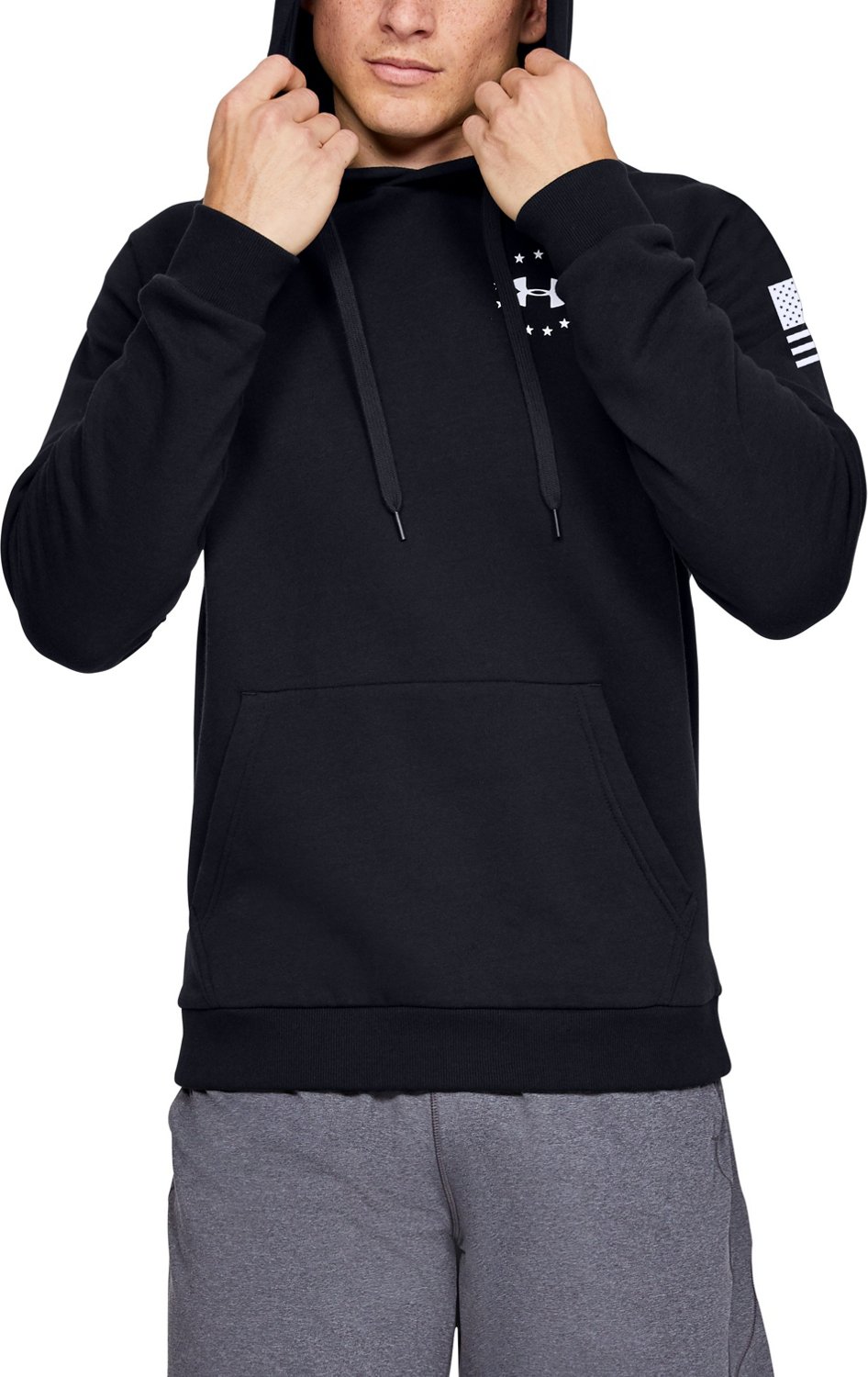 Under Armour Men's Freedom Flag Graphic Rival Hoodie - view number 3