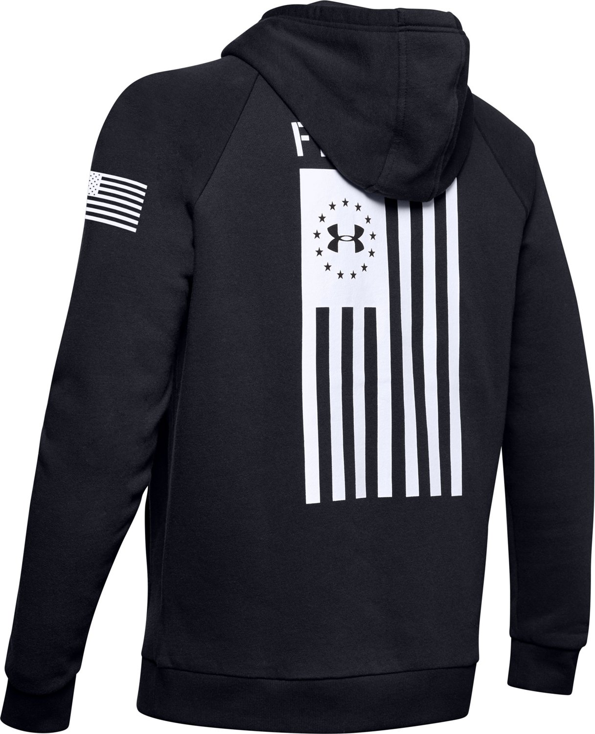 Under Armour Men's Freedom Flag Graphic Rival Hoodie - view number 4