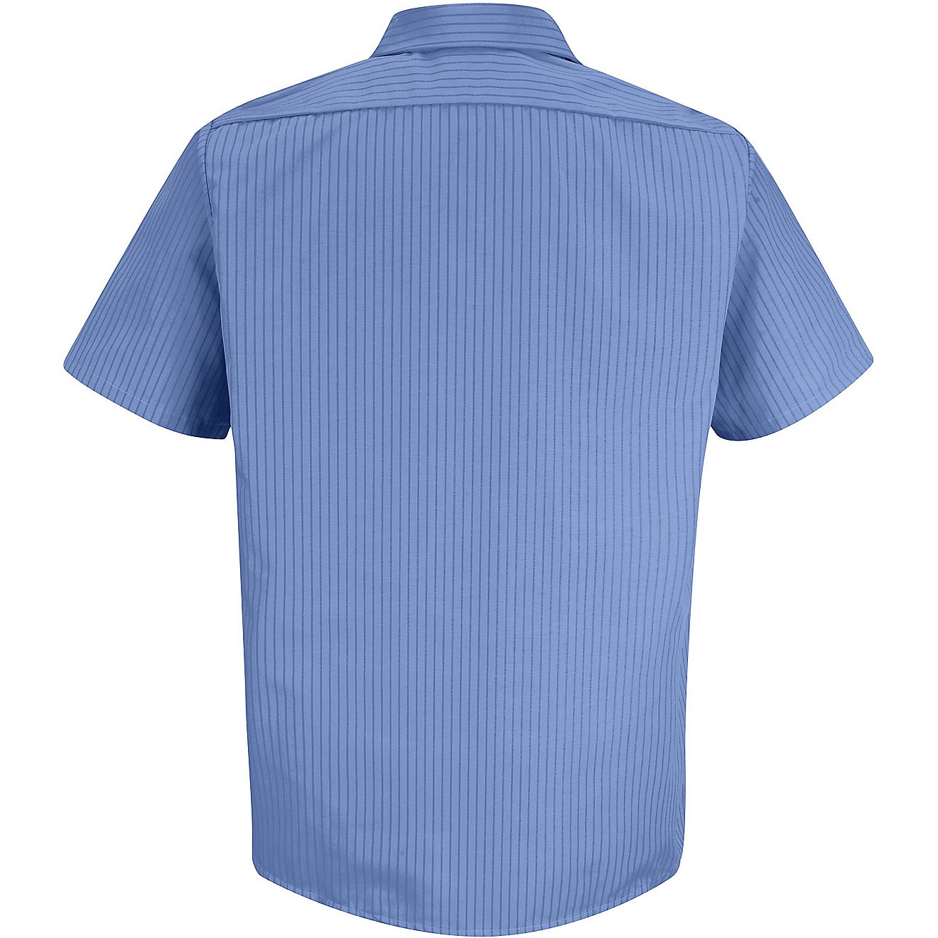 Red Kap Men's Industrial Stripe Short Sleeve Work Shirt | Academy