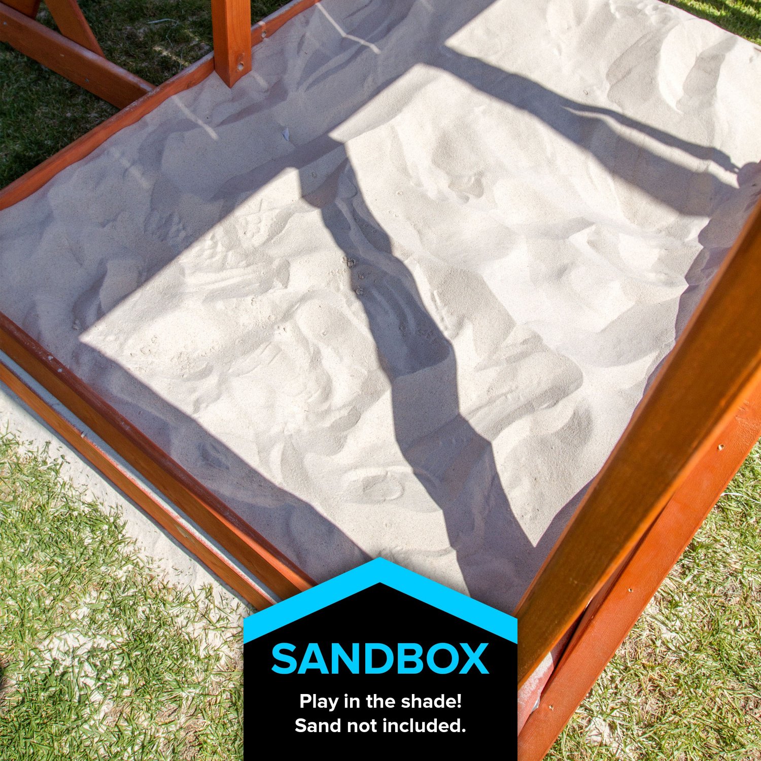 Sportspower Grand Mesa Wooden Swing Set Academy