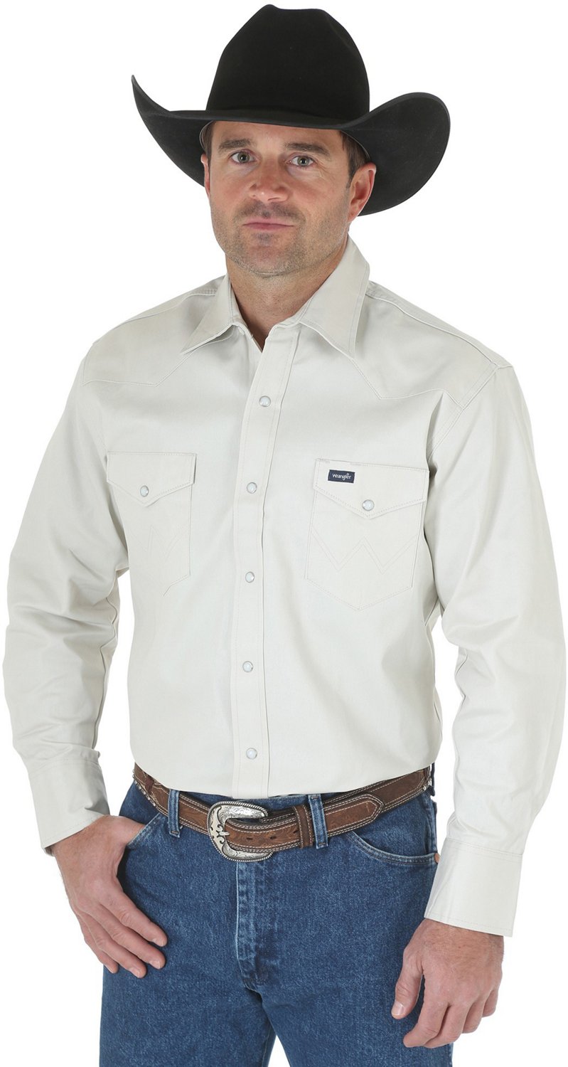 Wrangler Men's Cowboy Cut Long Sleeve Western Work Shirt | Academy