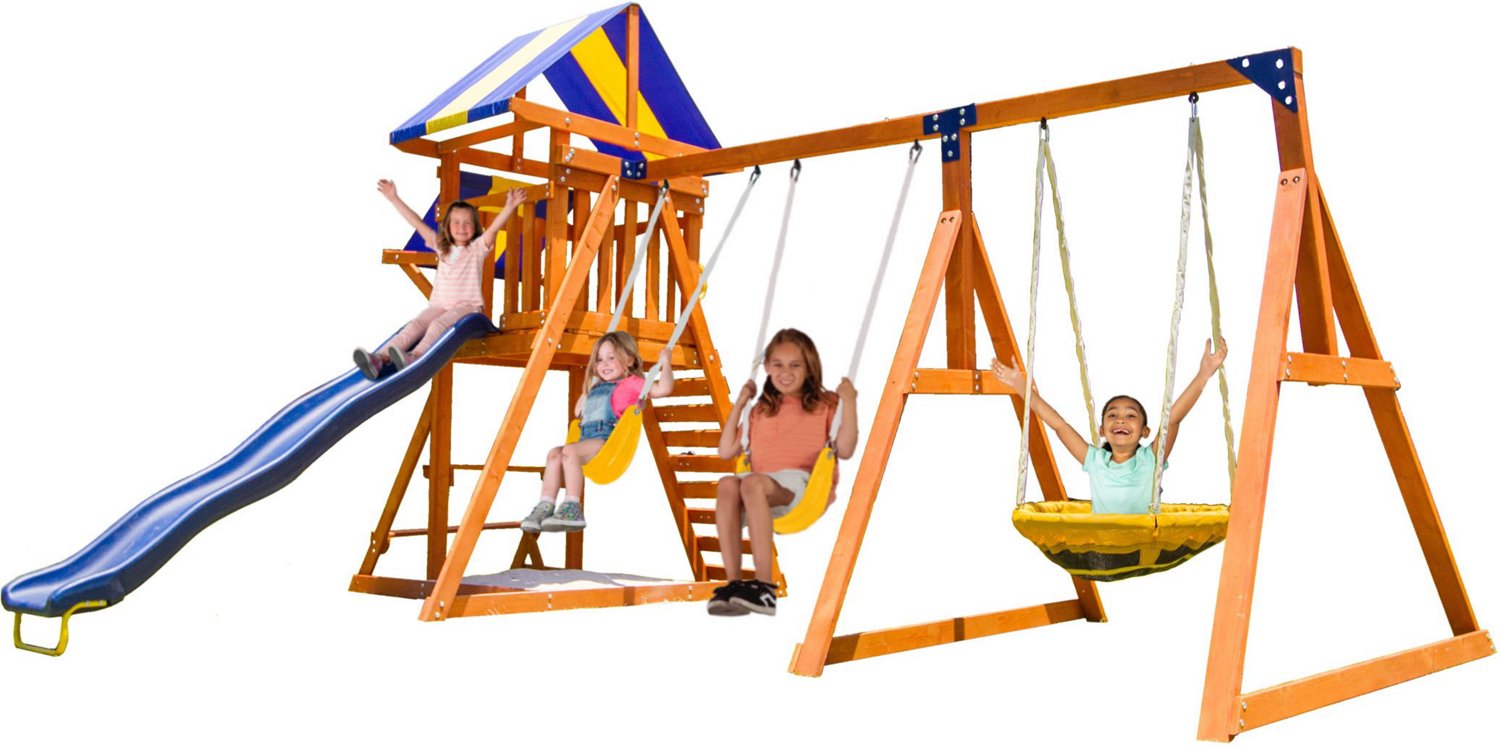 Sportspower Willow Creek Wooden Swing Set                                                                                        - view number 2