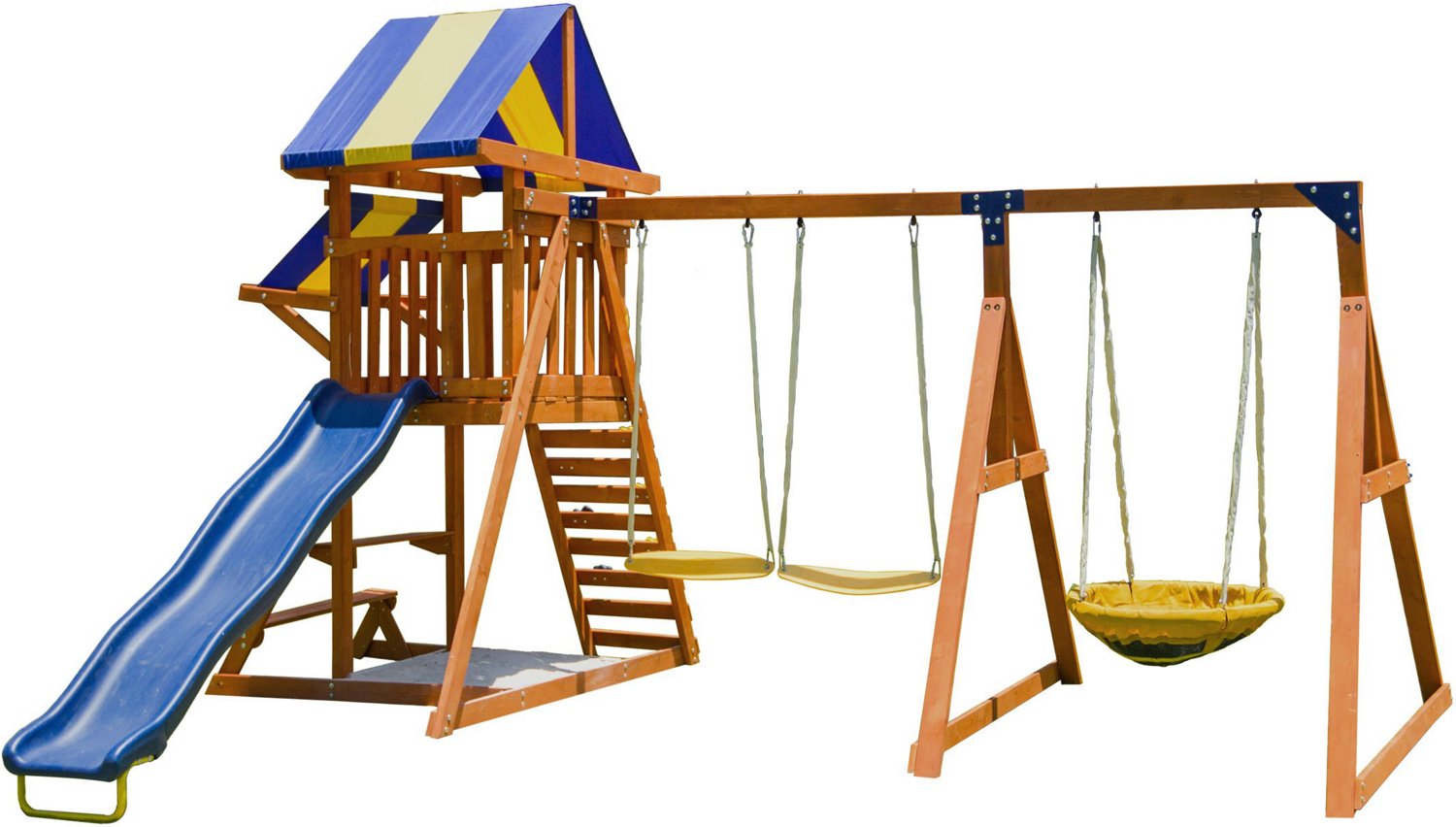 Sportspower Willow Creek Wooden Swing Set Academy