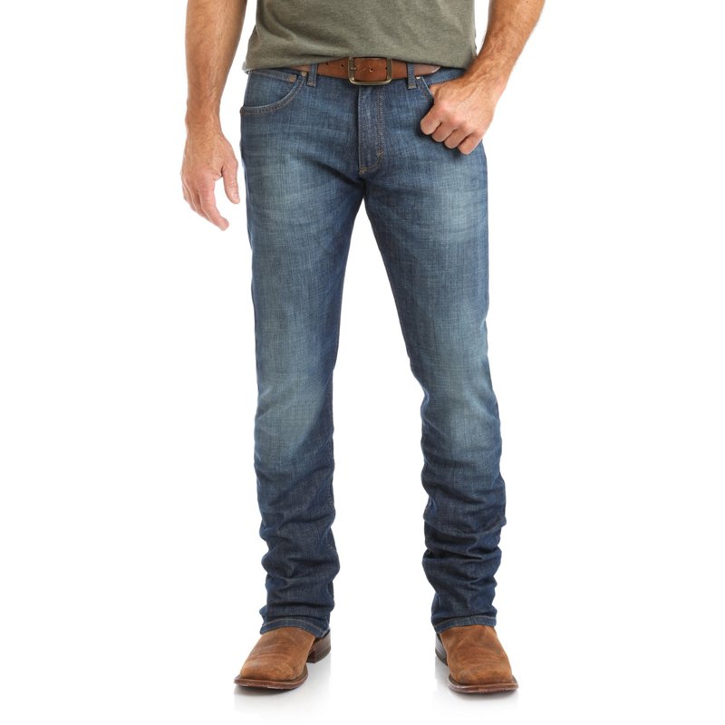 Wrangler Men's Retro Skinny Jeans Blue, 38" - Men's Casual Jeans at Academy Sports product image