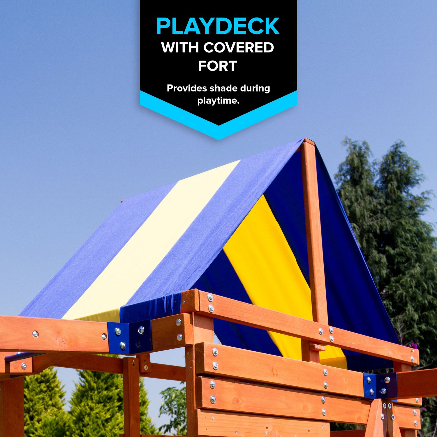 Sportspower Grand Mesa Wooden Swing Set Academy