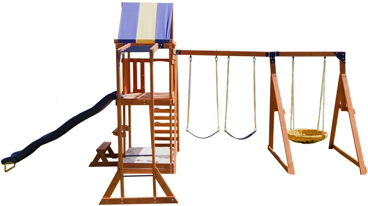 Sportspower Grand Mesa Wooden Swing Set Academy
