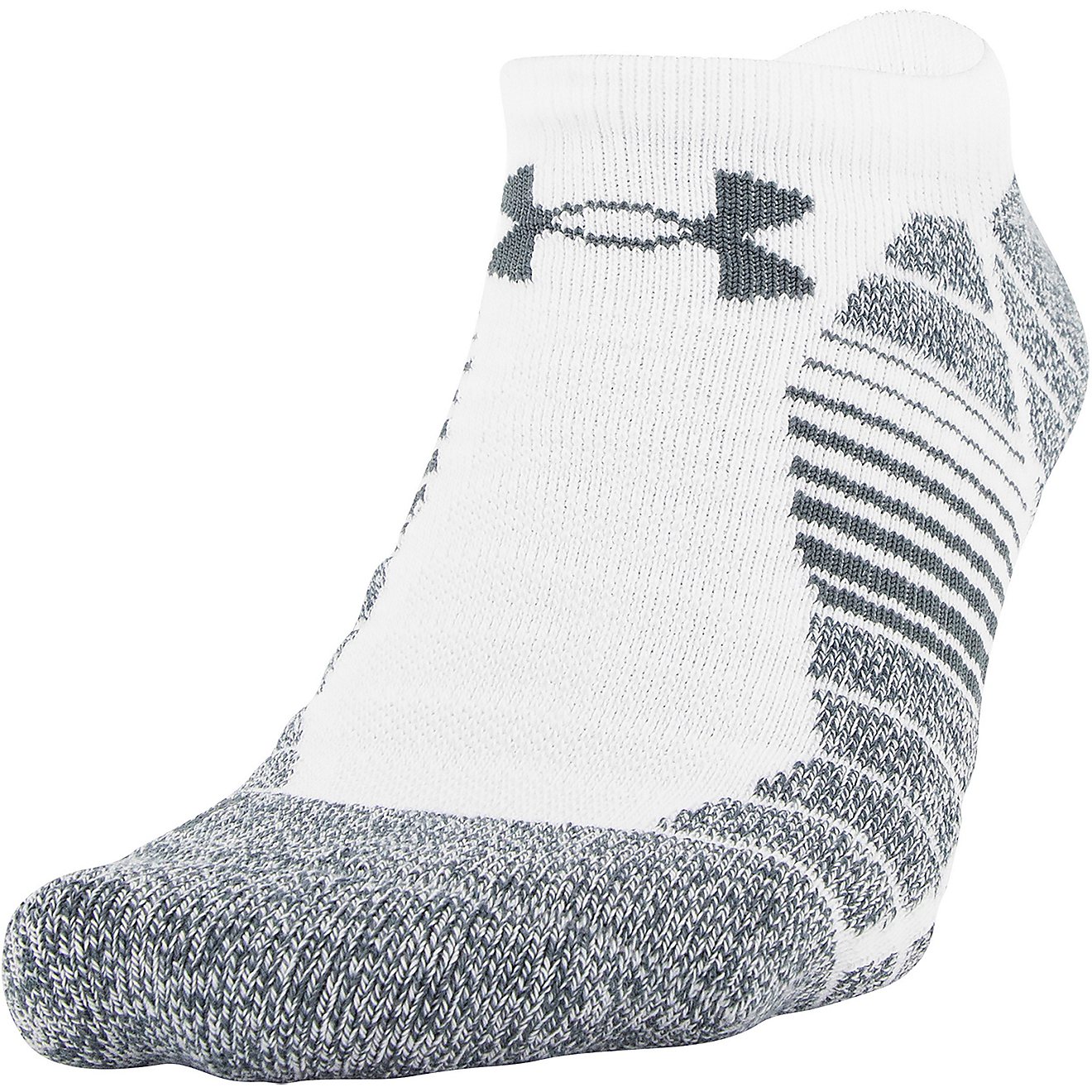Under Armour Elevated Performance No Show Socks 3 Pack | Academy