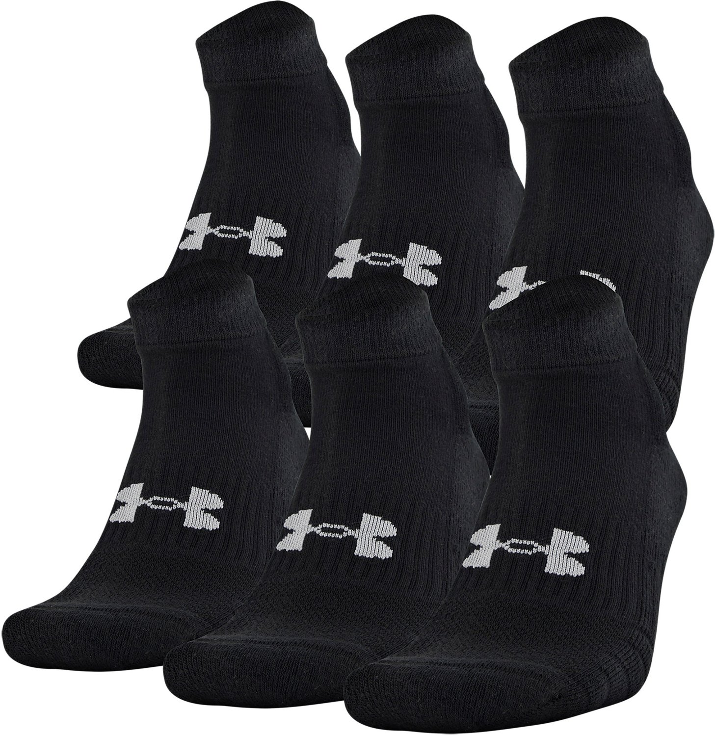 Under Armour Training Low Cut Socks 6 Pack Academy