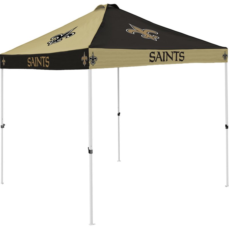 Logo Brands Logo New Orleans Saints Checkerboard Canopy Black - Canopy/Car Ports at Academy Sports