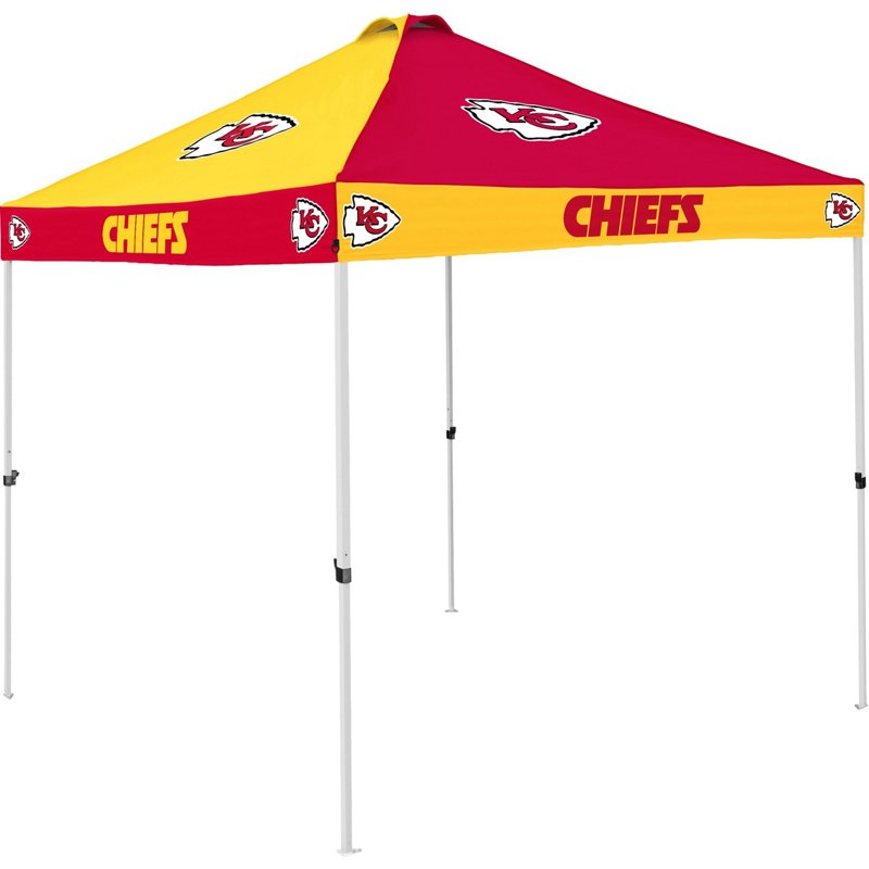 Logo Brands Logo Kansas City Chiefs Checkerboard Canopy Red - Canopy/Car Ports at Academy Sports