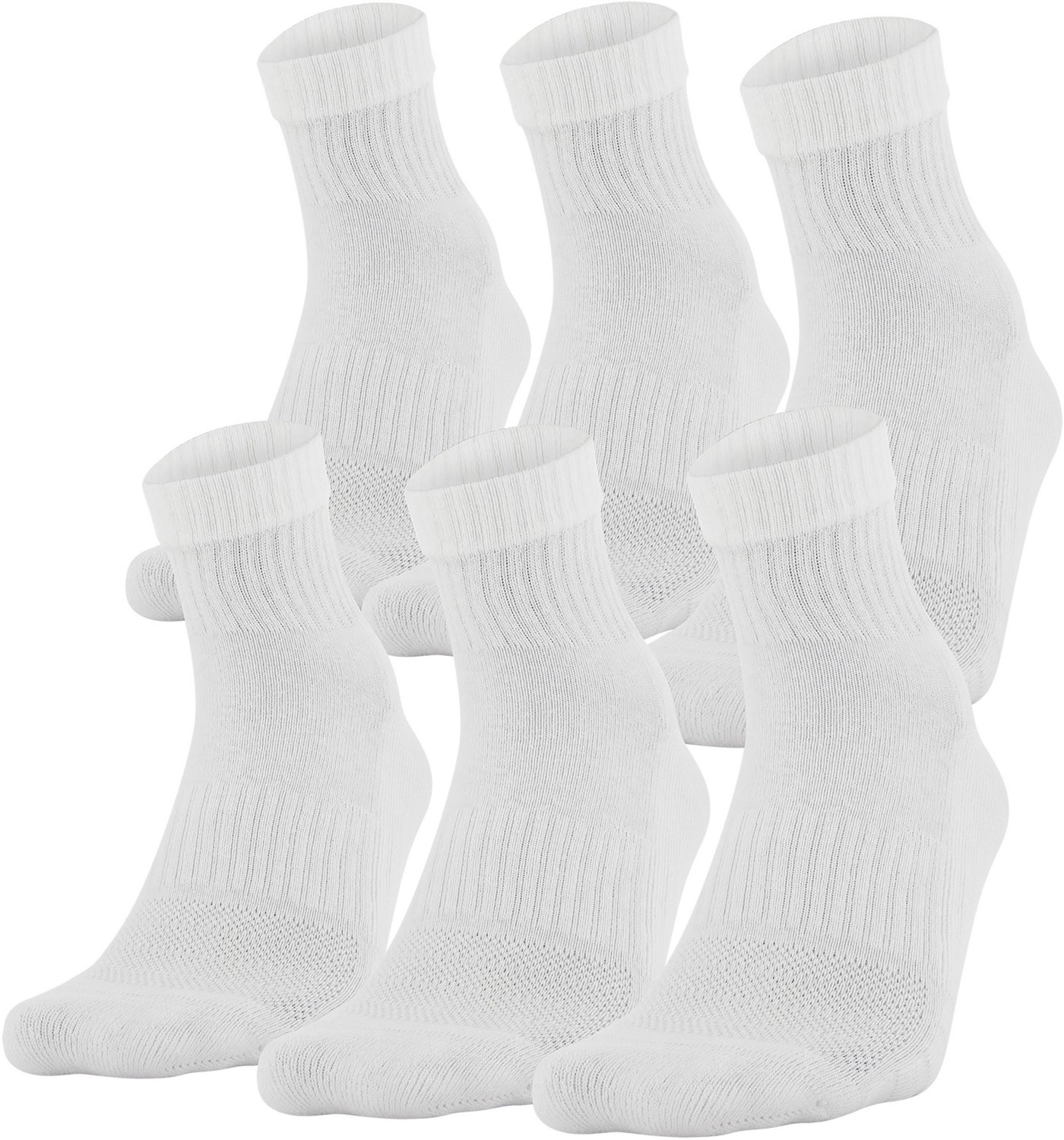 Under Armour Training Quarter Socks 6 Pack Academy