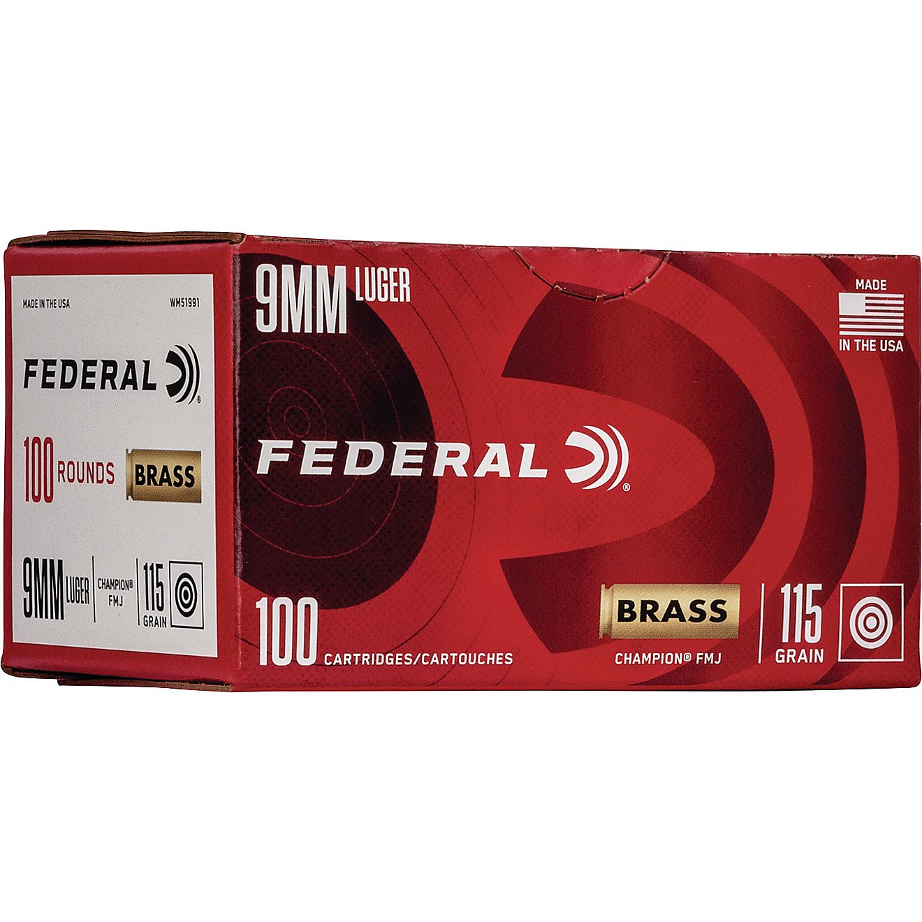 Federal Premium Champion 9mm 115-grain Luger Ammunition                                                                          - view number 1
