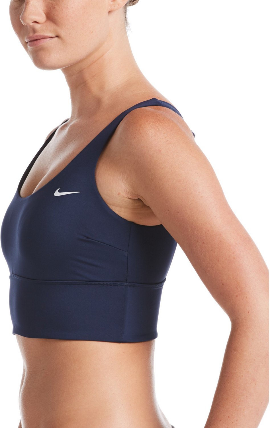 Women's Essential Scoop Neck Midkini Top, Nike