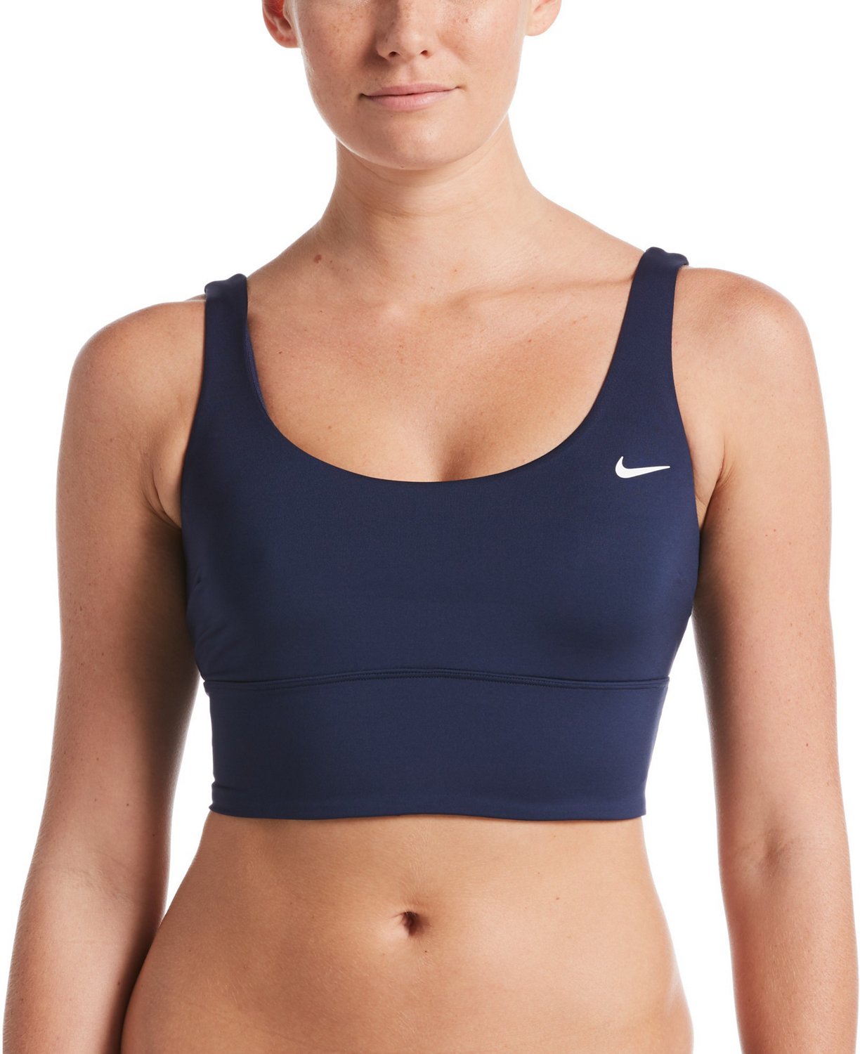 Nike Women's Essential Scoop Neck Midkini Swim Top